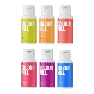 Pack tropical 6 Colour Mill liposoluble 20 ml