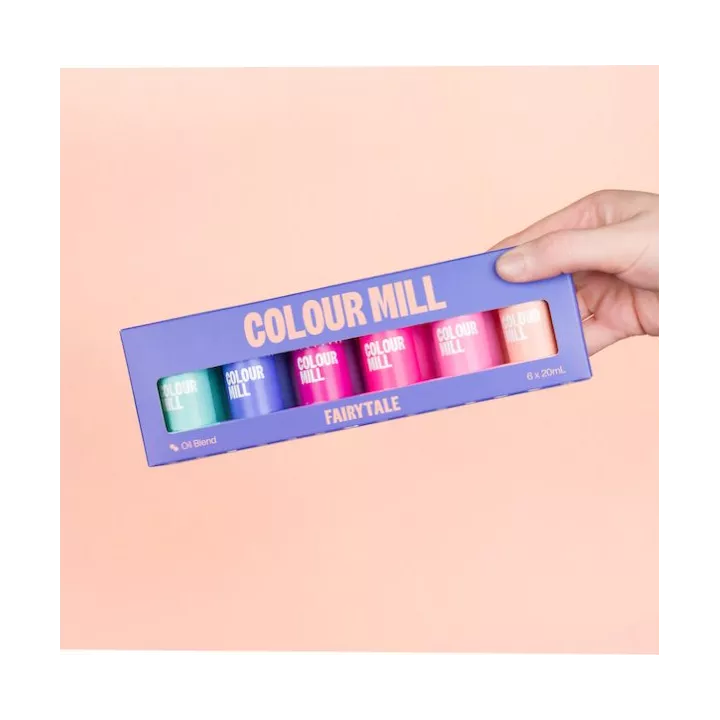 Pack conte de fées 6 Colour Mill liposoluble 20 ml