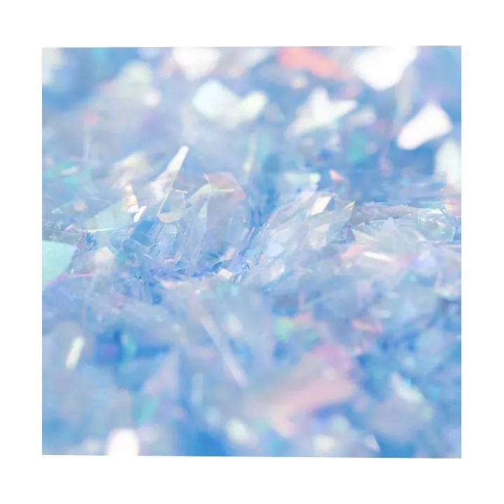 Magische Glitzerflocken in Aquamarin
