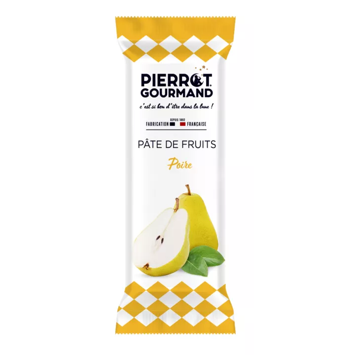 Pâte de fruits poire Pierrot gourmand