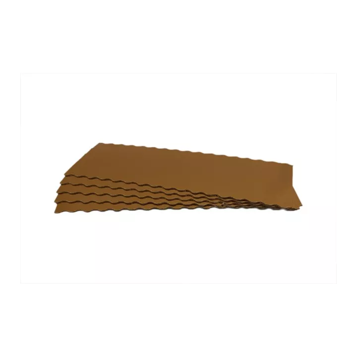 10 soles doradas 5 x 10 cm para postres individuales