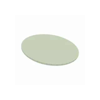 Fond rond vert sauge 20 cm 
