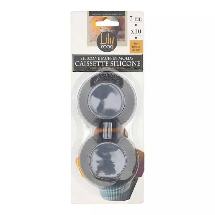 10 caissettes en silicone