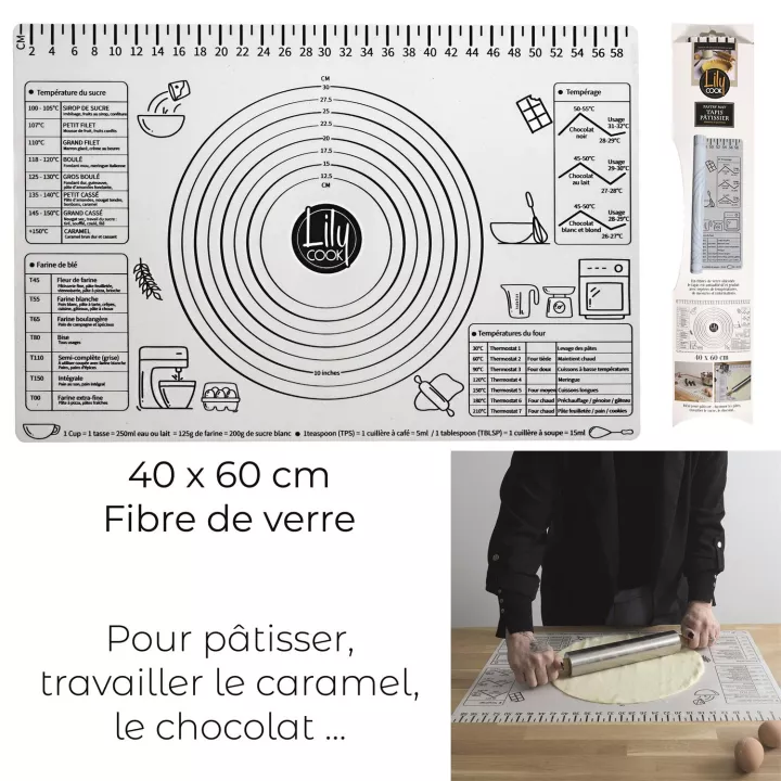 grand Tapis en silicone malin