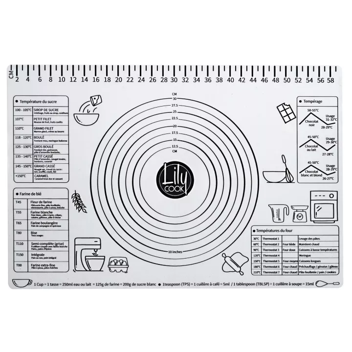 grand Tapis en silicone malin