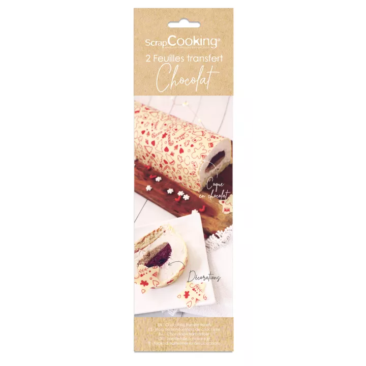 2 feuilles transfert "Sweet Xmas" ScrapCooking®