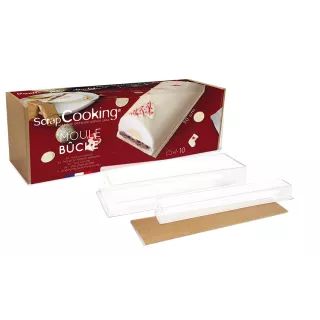 Moule semi-rigide bûche et insert ScrapCooking®
