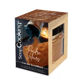 Poudre de velours cacao scintillant 80g ScrapCooking®