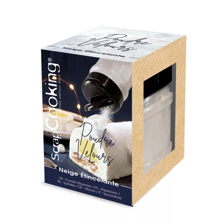 Poudre de velours neige étincelante 100g ScrapCooking®