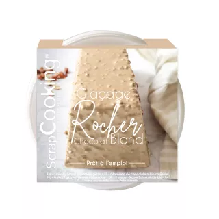 Glaçage rocher prêt à l'emploi chocolat blond 400g ScrapCooking®