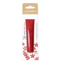 Caneta de glacê vermelha iridescente ScrapCooking 26g