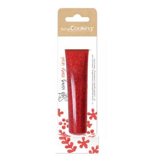 Stylo icing rouge irisé 26g ScrapCooking®