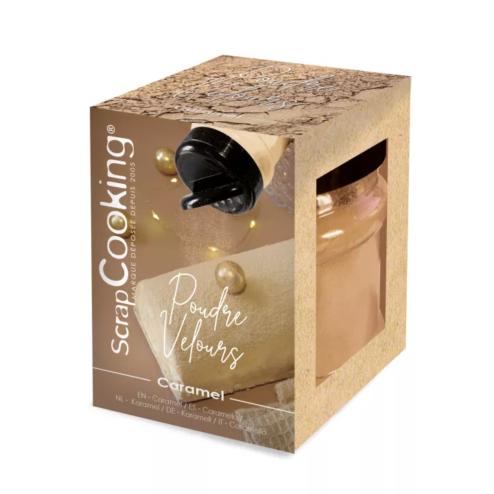 Poudre de velours Caramel 110 g ScrapCooking®