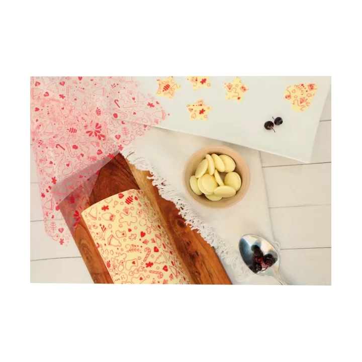 2 feuilles transfert "Sweet Xmas" ScrapCooking®