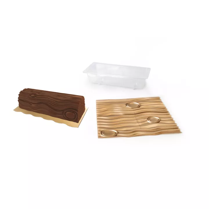 Coffret Bûche de Noël 4 Pièces Cécoa
