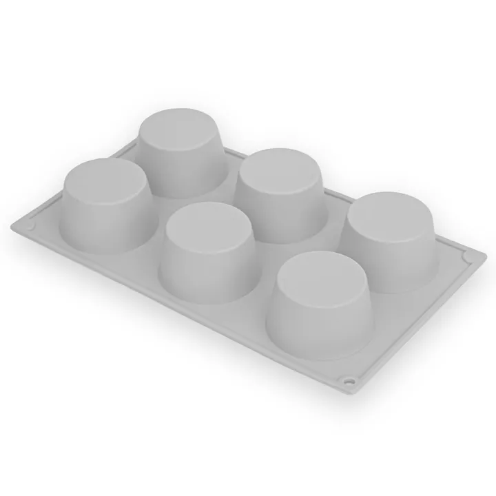 Moule en silicone 6 Muffins