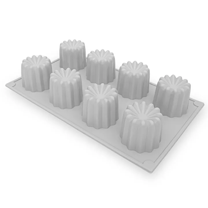 Moule en silicone 8 cannelés