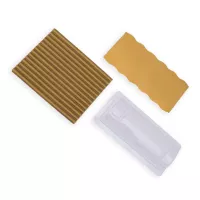 Kit de calha para toras e tapete de silicone