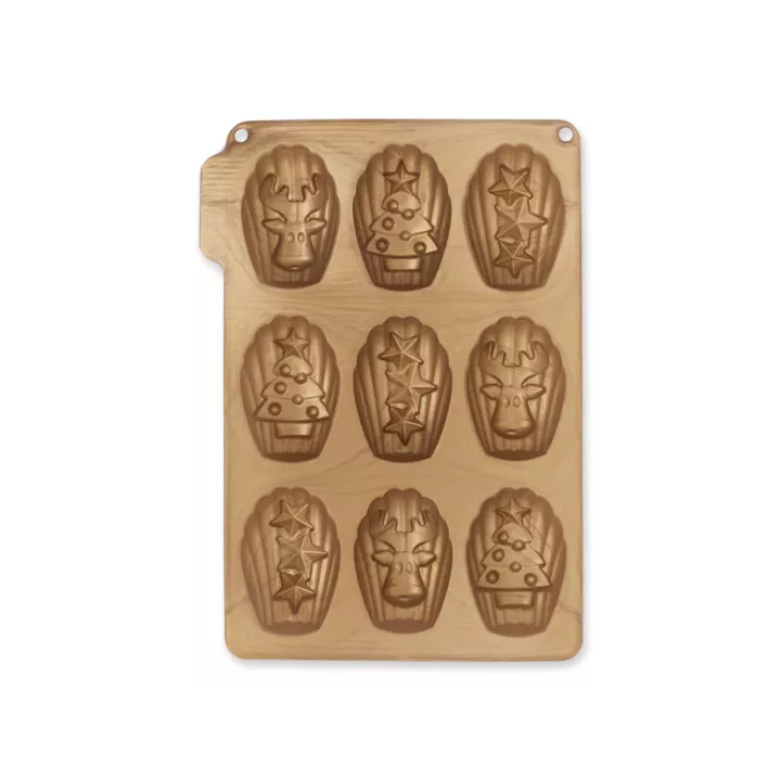 Christmas Madeleine Mold (9 pieces)