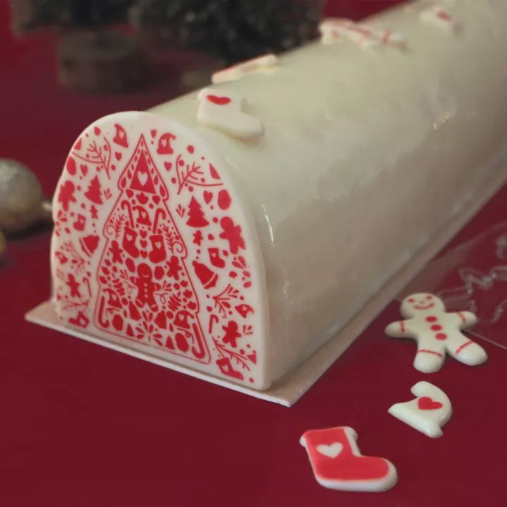 Moule semi-rigide bûche et insert ScrapCooking®