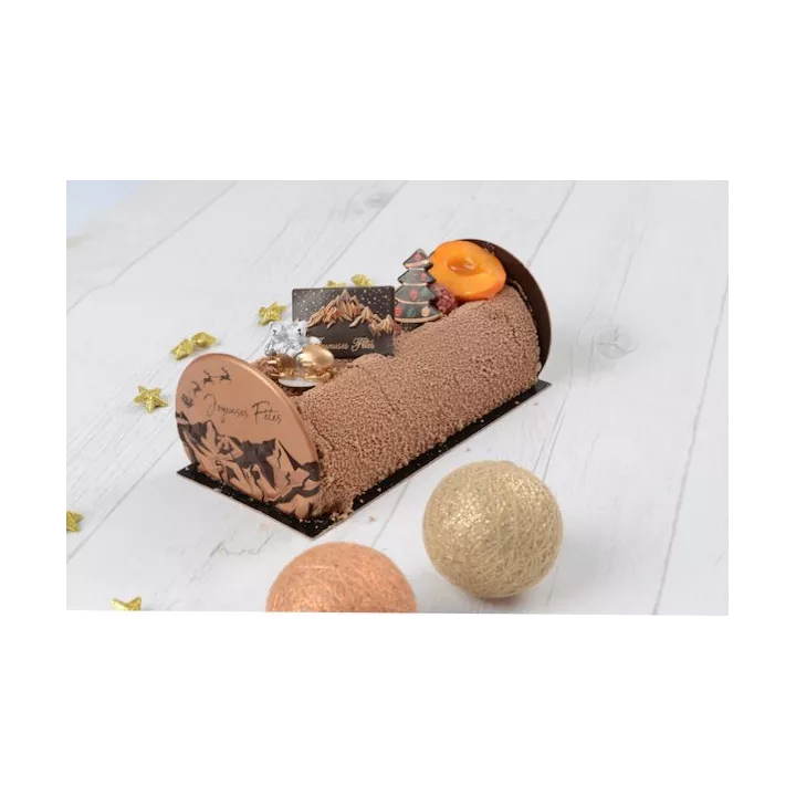 2 embouts de bûche relief sommet