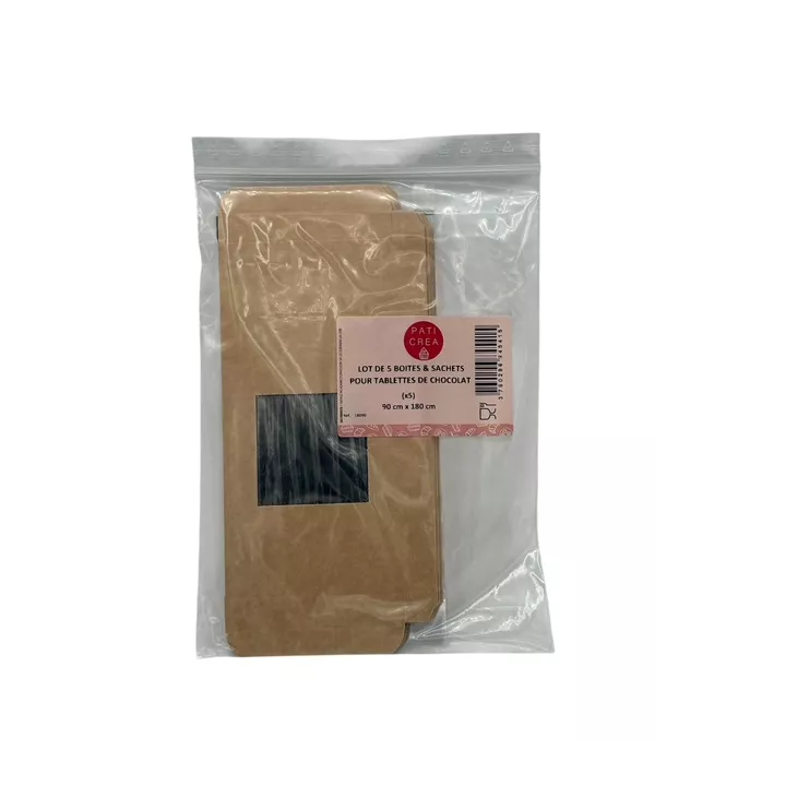 5 cajas de barritas de chocolate