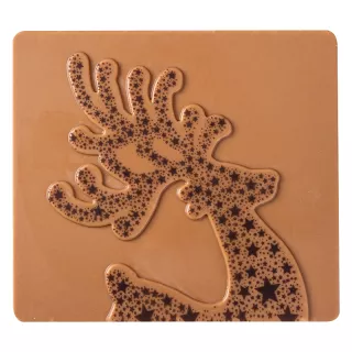 copy of2 Embouts de Bûches chocolat blanc boules