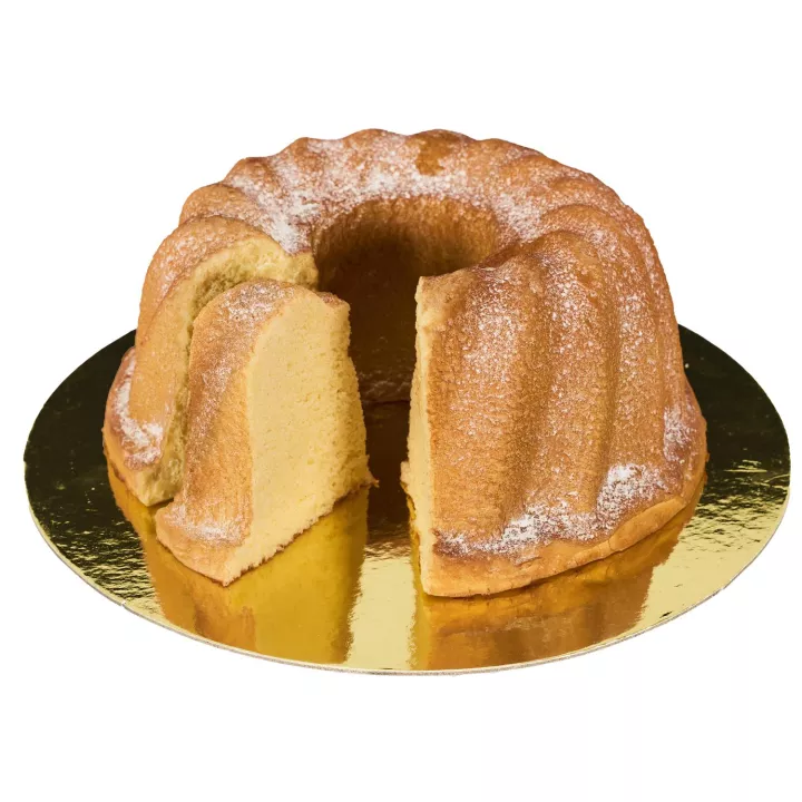 Fond rond 30 cm en carton doré x 2