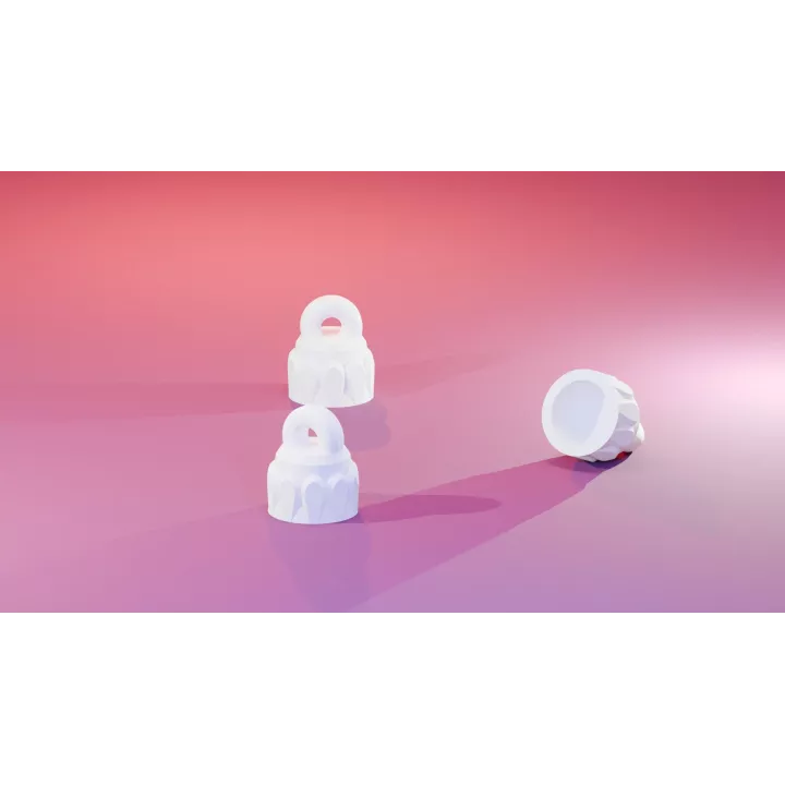 8 Attaches boules de Noël