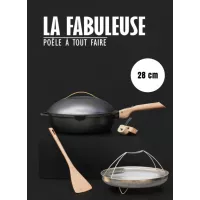 The fabulous 8-in-1 all-purpose pan METEORE / BLACK 28 cm