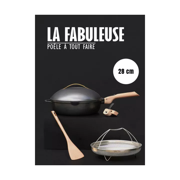 Die fabelhafte 8-in-1-Allzweckpfanne METEORE / SCHWARZ 28 cm
