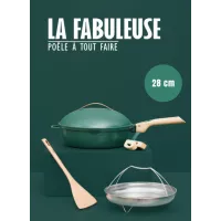 A fabulosa panela multiuso 8 em 1 CANOPEE / VERDE 24 cm