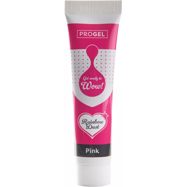 Progel colorant alimentaire - Rose 100 ml Rainbow Dust