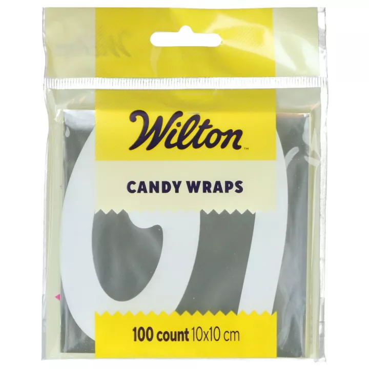 Papillotes de bonbons Argentées Wilton
