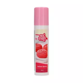 Spray velours rouge Funcakes 100 ml