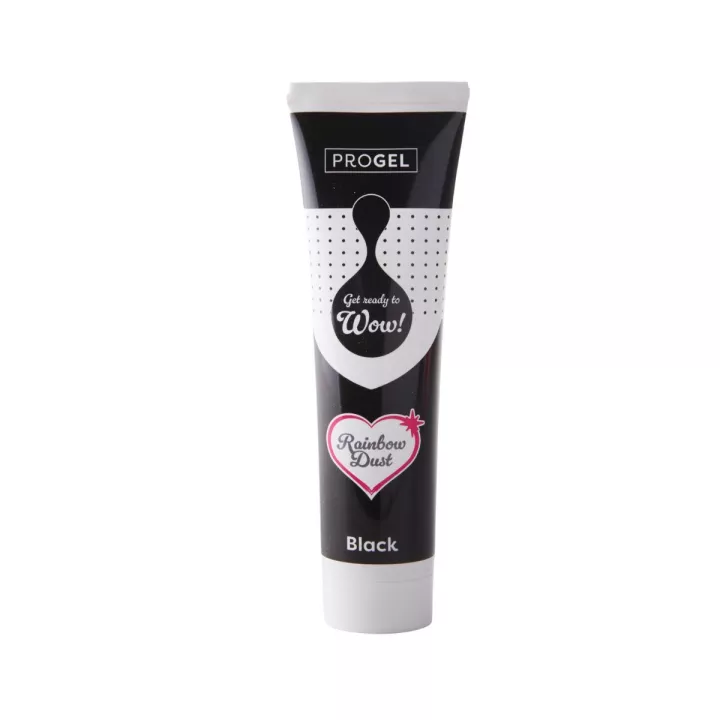 Progel colorant alimentaire - noir 100 ml Rainbow Dust