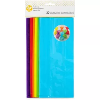 30 bolsas de caramelos de colores