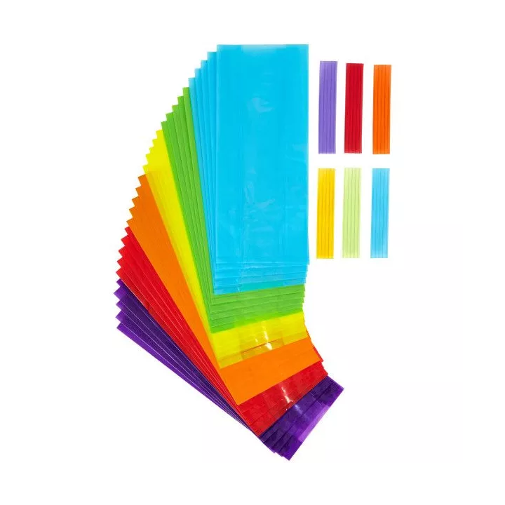 30 Sachets à Confiserie Colorés