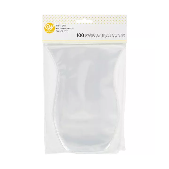100 Sachets de confiseur 18,4 x 11,4 cm
