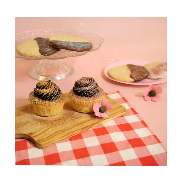 Lustre comestible or