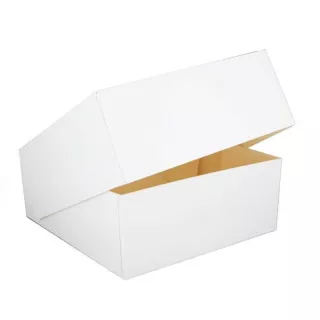 1 White Pastry Box 25 cm