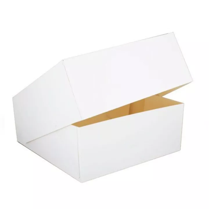 5 Boites Pâtissières Blanches 25 cm