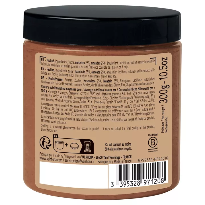 Praliné fruité craquant Valrhona 300g