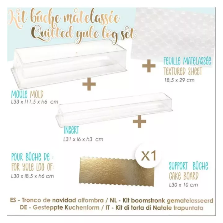 ScrapCooking Quilt-Holzscheit-Set komplett mit Einsatz