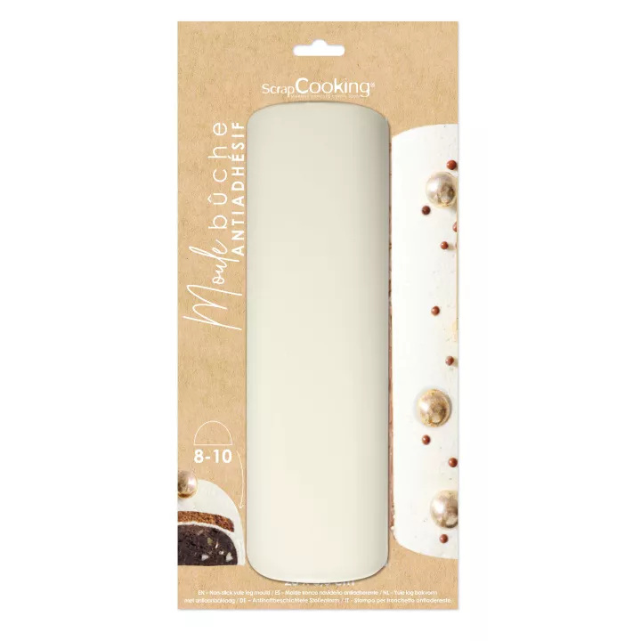 Molde antiaderente para troncos ScrapCooking de 28 cm