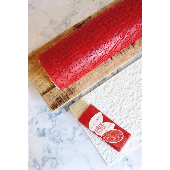 Tapete de silicone 3D Doce Natal ScrapCooking ® Tronco de Natal