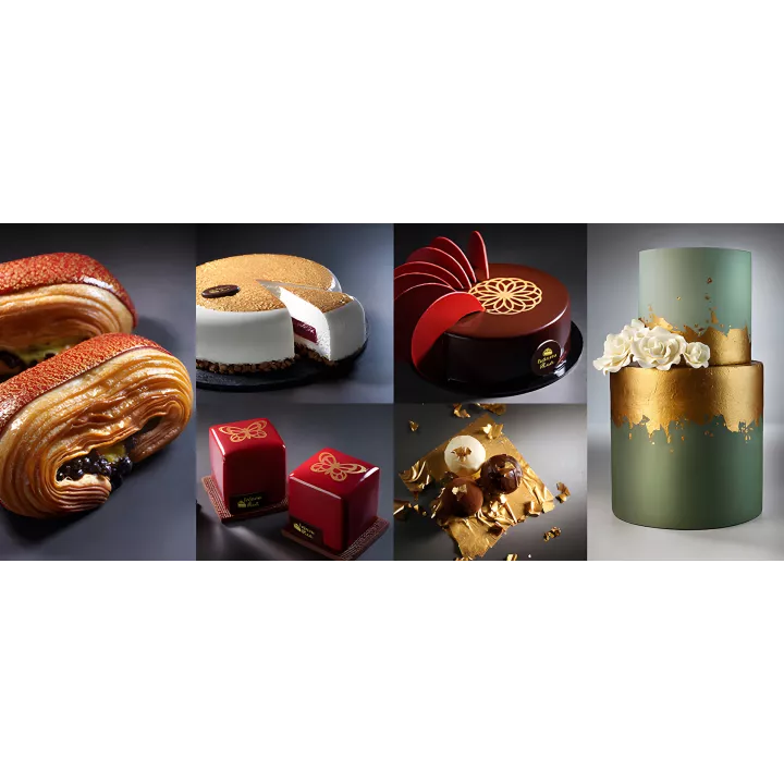 Golden Touch 2 círculos de oro 16 cm pastelería barato