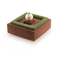 Molde de silicone quadrado - Silikomart Professional