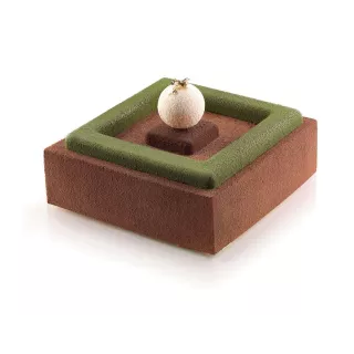 Insert silicone carré - Moule Silikomart Professionnel