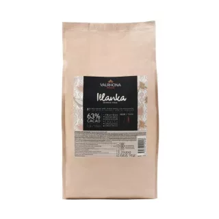 Illanka 63%- Fèves chocolat noir Valrhona 3kg @